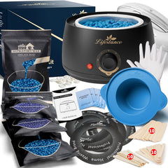 Lifestance At-Home Waxing Kit with L1 Hard Wax Warmer