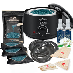 Lifestance At-Home Waxing Kit with Wax Warmer, 400g Hard Wax Beads & Pre/Post Wax Care