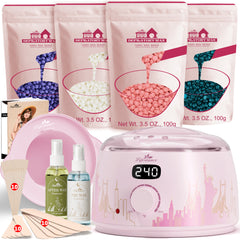 Lifestance Amethyst L3 Hard Wax Kit for Coarse & Fine Hair Removal