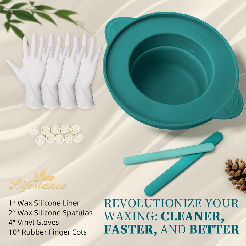 Lifestance Silicone Wax Pot Liner Set